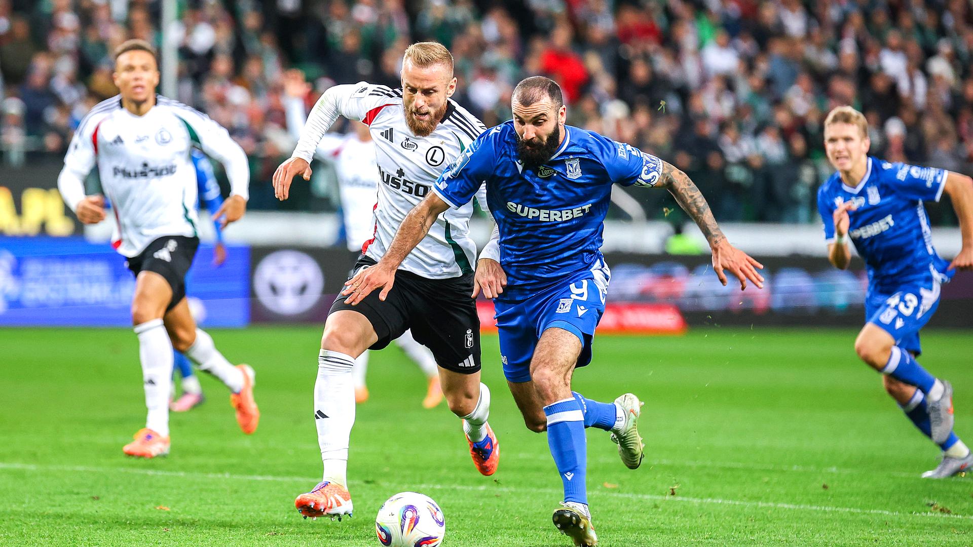 Piłka nożna: PKO BP Ekstraklasa - mecz: Lech Poznań - Legia Warszawa